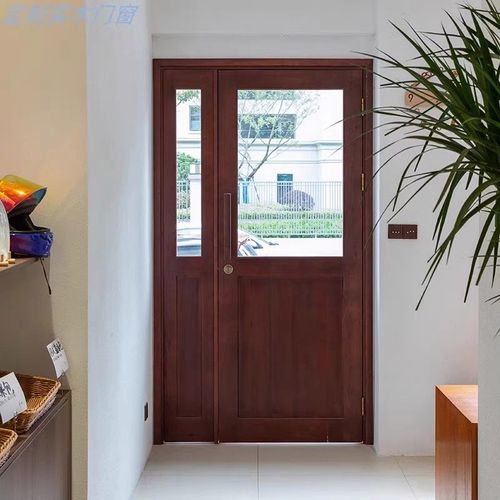 定制实木子母门松木门咖啡店蛋糕店酒吧咖啡厅民宿木门服装店木门