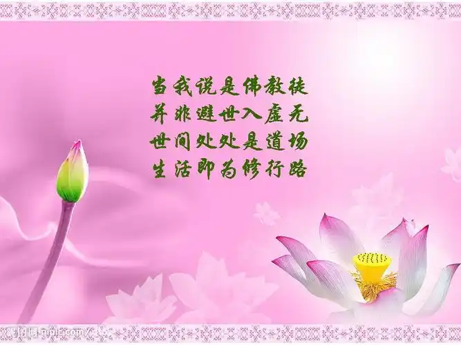 当我说我是佛教徒时,我心中充满无尽的感恩,单单想到今生有缘生而为人