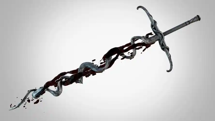 远古血剑3d模型