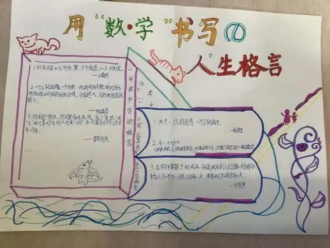 用数学书写的人生格言