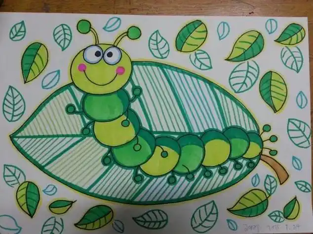 简笔画毛毛虫的画法 简笔画毛毛虫的画法最简单