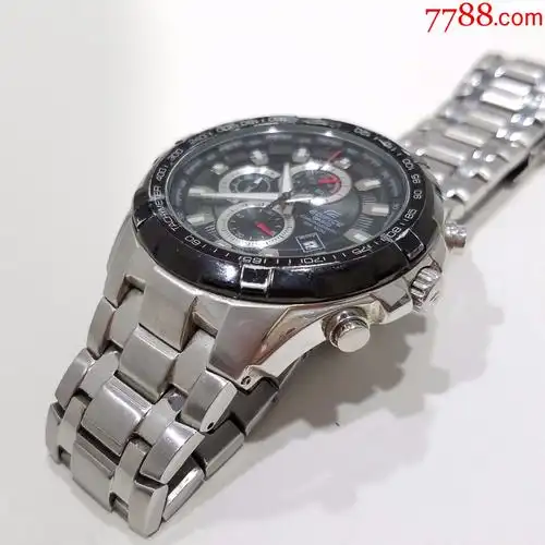 【46mm大号】日本卡西欧edifice系列多功能精密赛车计时石英男表