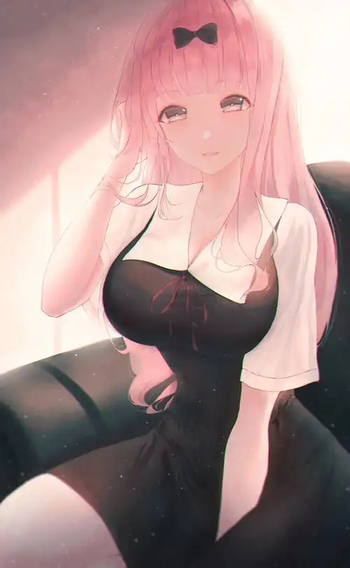 藤原千花 制服 少女 5k手机壁纸竖屏_手机壁纸图片高清壁纸_墨鱼