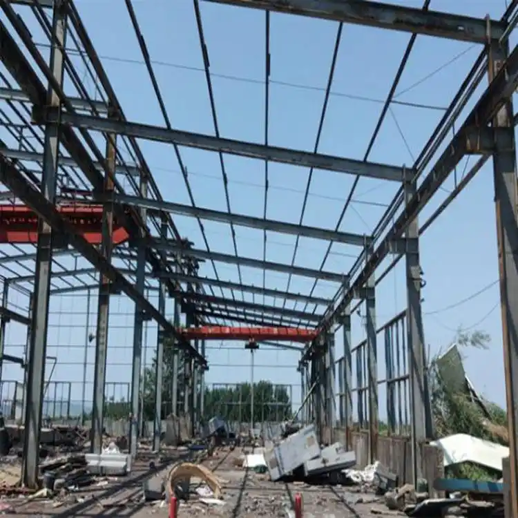 钢构厂房所选择的排架结构
