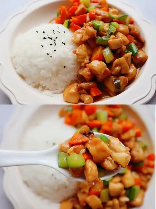 宝宝版宫保鸡丁盖饭鲜嫩多汁超下饭