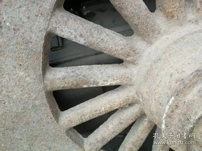 清代炮车铁轱辘(天下太平)