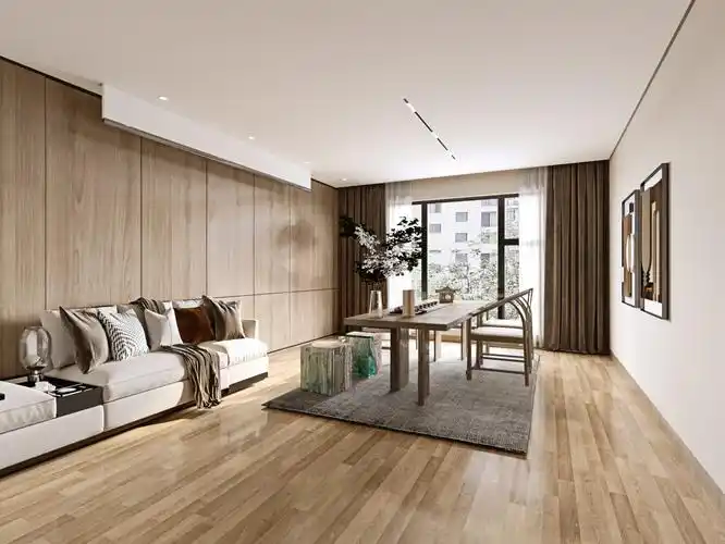 极简风_家装案例_家装效果图_复式效果图_普通住宅效果图_日式风格