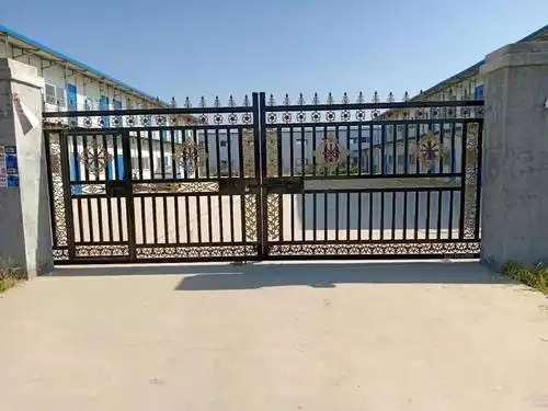 山西省忻州市铁艺大门定制一套大概多少钱