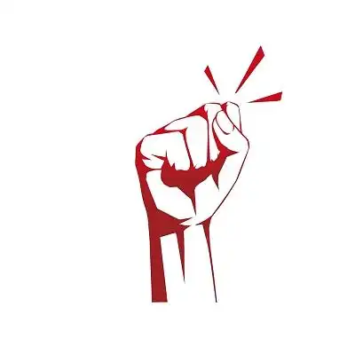 手势手势元素拳头加油png素材