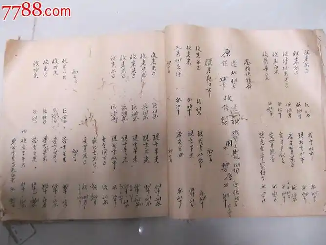 清光绪时晋西北米面店"聚和堂"店手写账本