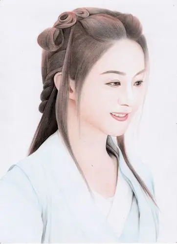 楚乔传 赵丽颖 彩铅人物画 古装美女|纯艺术|绘画|球肉肉 - 原创作品