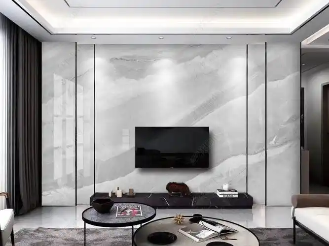现代灰色大理石纹背景墙