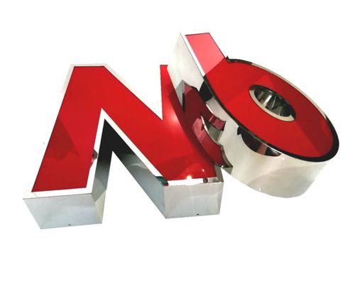 铭汇通亚克力背发光字制作户外双面迷你led字定做门头不锈钢3d发灯箱