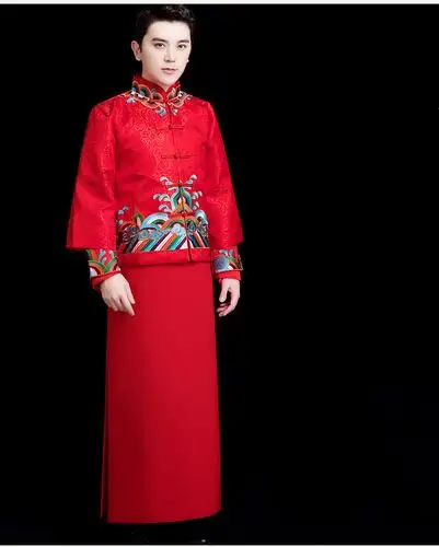 【精品男装】2020新款秀禾服新郎中式礼服敬酒服汉服古装婚礼演出服