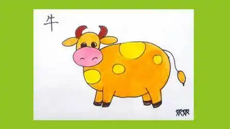 牛简笔画 牛简笔画可爱