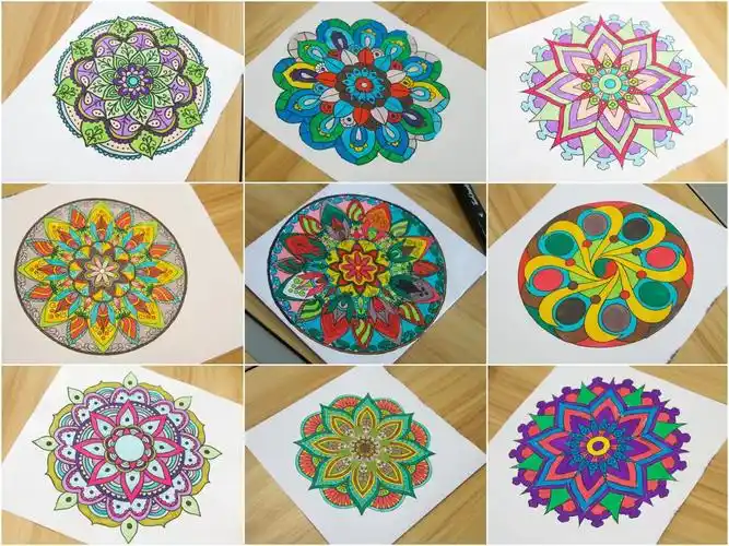 以美润心提升审美素养经济管理学院开展曼陀罗绘画艺术疗愈团辅活动