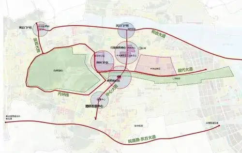 景观大道选线示意图