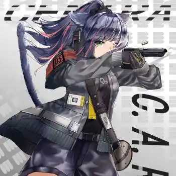 以前画的杰西卡_明日方舟杰西卡日系插画绘画作品