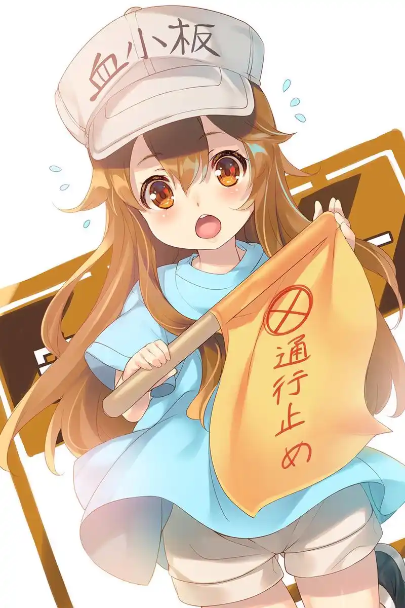 《工作细胞》血小板动漫手机壁纸分享,人体细胞原来可以这么可爱