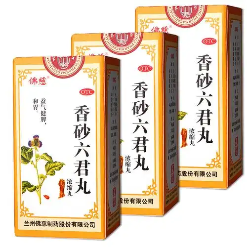 3盒佛慈香砂六君丸200丸浓缩丸