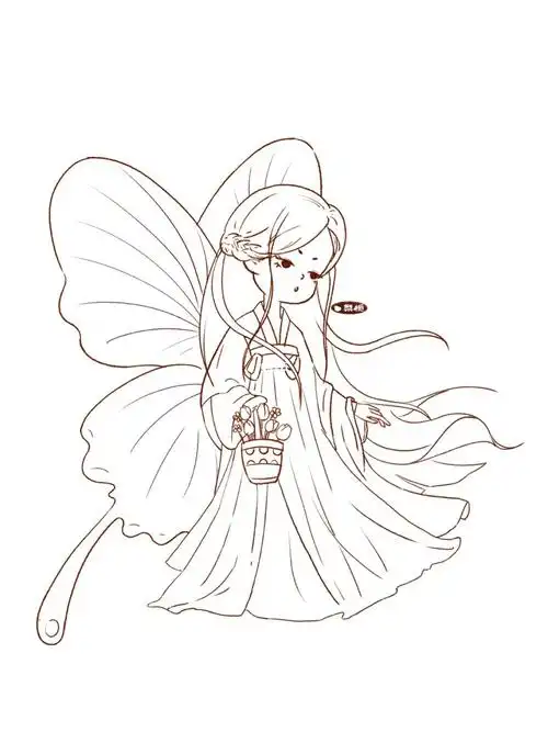 花酿幸福绘画课堂  #绘画日常  #古风插画  #临摹  #插画学习  #零