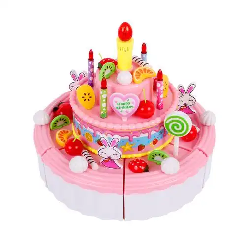 儿童生日蛋糕男女女孩仿真过家家切切小孩367周岁过家家玩具