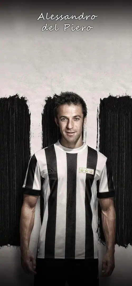 每日足球帅图皮耶罗帅气手机壁纸精选part1