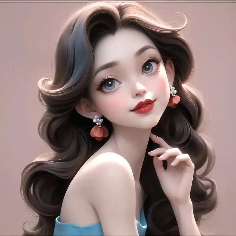 女生头像 #红唇 #迪士尼公主 - 抖音