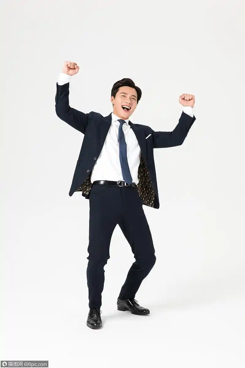 职场男性青年压力年轻动作