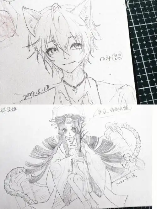 畫畫  #摸鱼 #月咏几斗  #画画  #我的随手画