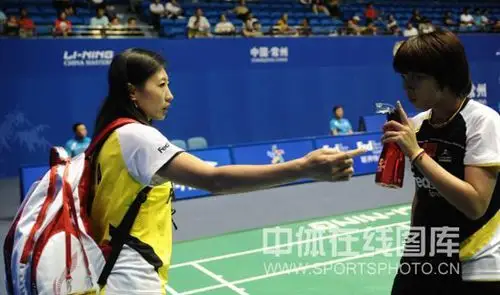 图文中国羽毛球大师赛开赛张宁指导周卉