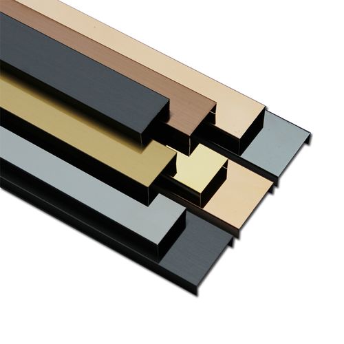 线条护墙墙角护角条不锈钢装饰线收边压平板板条护墙角