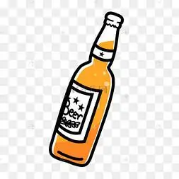 空酒瓶卡通