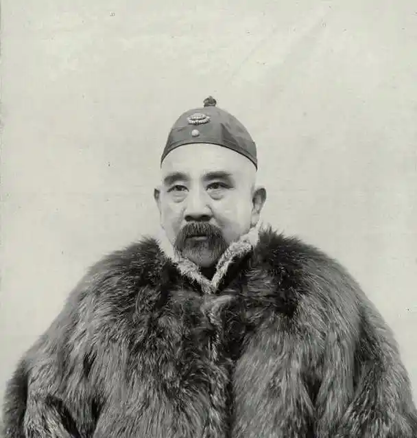 张勋复辟老照片龙旗挂满北京街头溥仪面露恐惧张勋小妾年轻漂亮