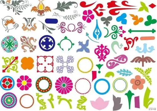 1000种图案纹样花边