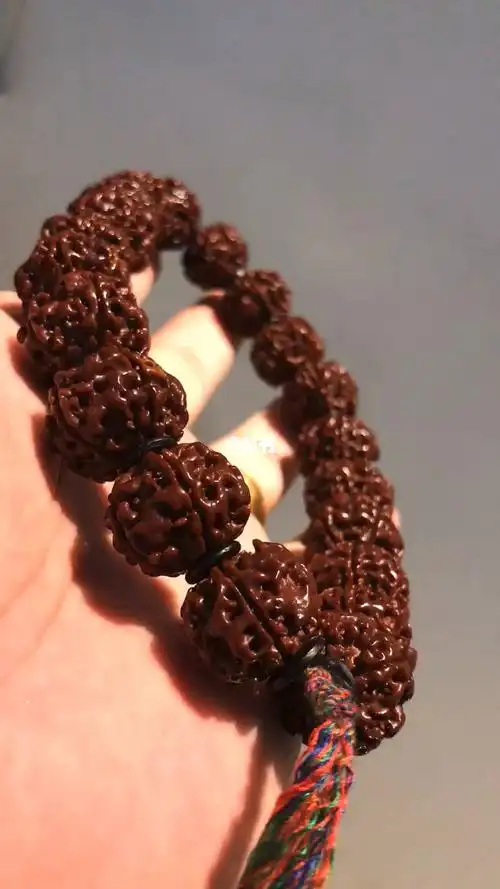 包浆玉化老尼泊尔金刚菩提纯手盘手持