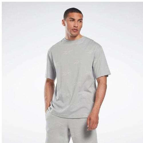 reebok/锐步男运动t恤纯棉纯色简约吸汗柔软休闲时尚正品hn6886