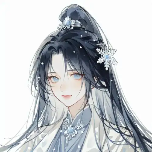 雪|古风女生头像#转发接龙开新年