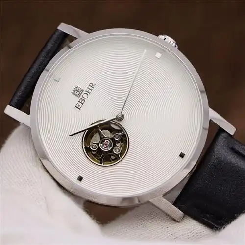 依波99新男表创意唱片造型镂空自动机械36420230公价3380元