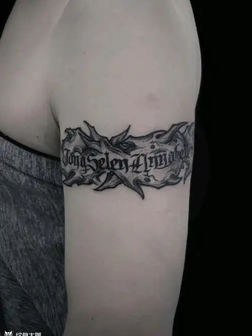 设计款臂环_纹身图案手稿图片_唐良快的纹身作品集