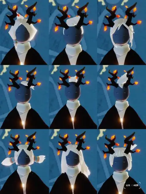 10月29日光遇万圣节枯角发型搭配