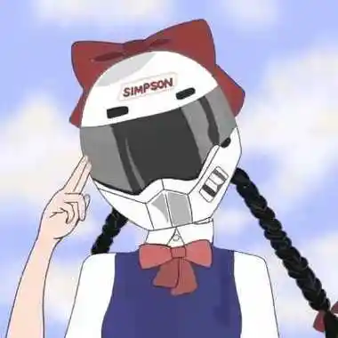 一男一女机车戴头盔动漫cp头像