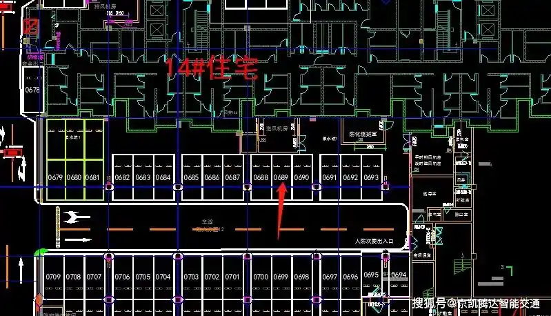 人们拍案叫绝的地下车库设计装修,你造么_京凯_施工_停车场