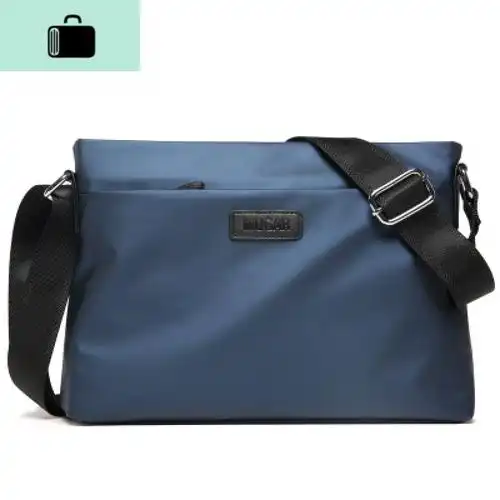 男士手提包牛津布休闲单肩斜挎包包公文包男韩版商务帆布包潮newlake