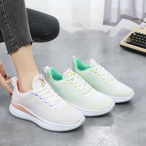 品牌女鞋夏季新款正品休闲运动鞋轻便软底防滑女士跑步鞋子百搭潮