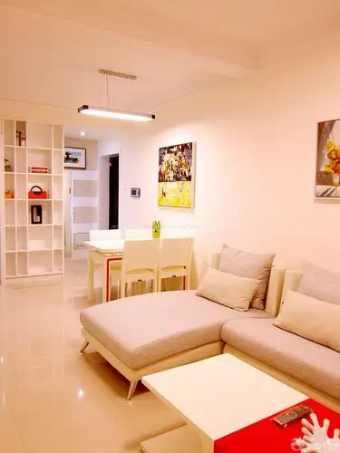 温馨绚丽风格60平米房屋装修效果图