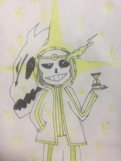 传说之下墨水sans画法 传说之下inksans下载-图片大观-奇异网