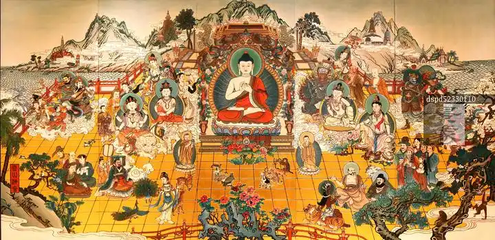 图片标题:     佛教壁画 图片编号:     dspd52330f10 授权方式