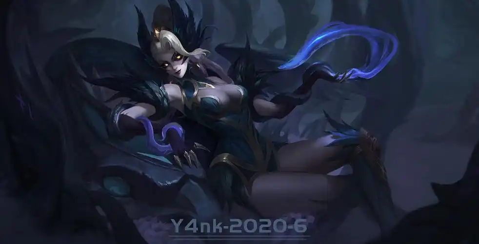 英雄联盟魔女婕拉横版插画美宣