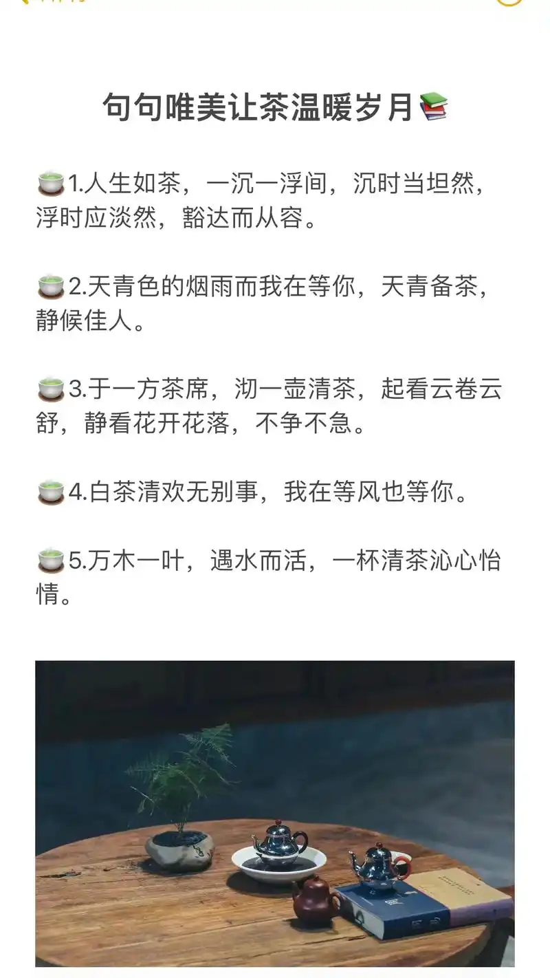 高质量句句唯美,喝茶人必备茶文案.句句唯美让茶温暖岁月92  - 抖音